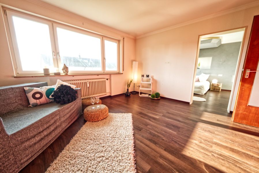 Home Staging Esslingen - Lichtenwald - Einliegerwohnung - Wohnzimmer