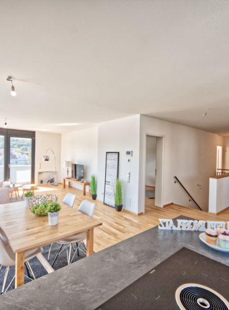 Home Staging Tübingen - Penthouse Villa - Esszimmer