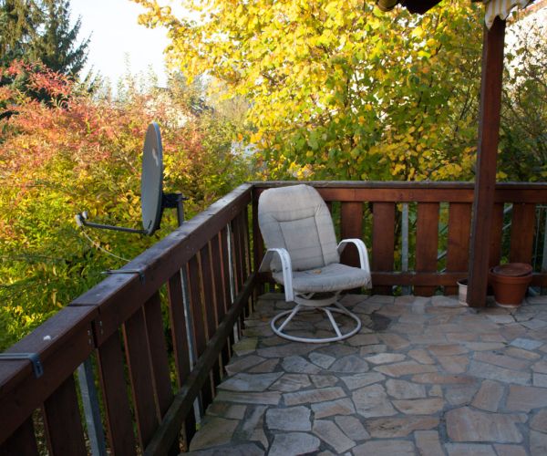 Home Staging Ebersbach - Einfamilienhaus - Balkon - Vorher