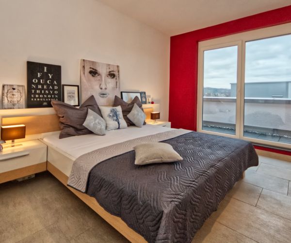 Home Staging Winnenden - Penthouse - Schlafzimmer - Nachher