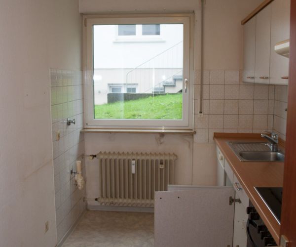 Home Staging Esslingen - Lichtenwald - Einliegerwohnung - Küche - vorher