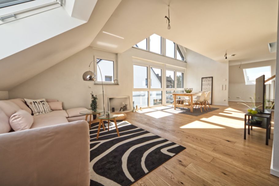 Home Staging Schorndorf - Penthouse Maisonette - Wohnzimmer