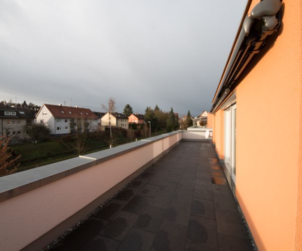 Home Staging Winnenden - Penthouse - Dachterrasse - Vorher